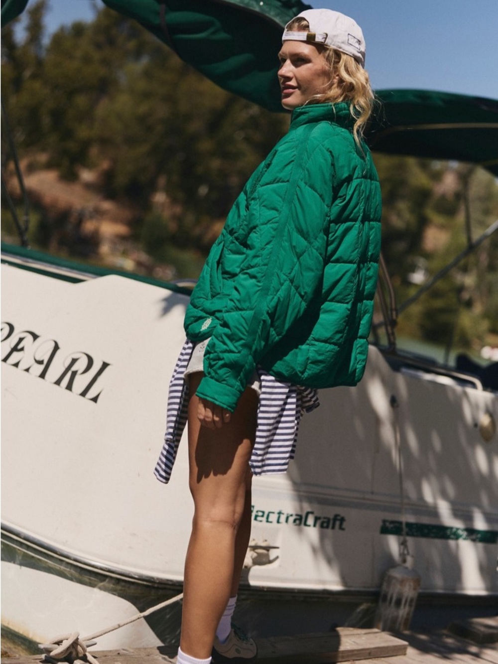 FP MOVEMENT PIPPA PACKABLE PUFFER JACKET SPORT GREEN - Picture 3 of 5